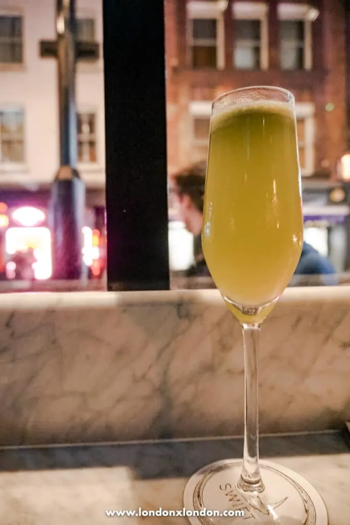Drinks in the upstairs bar